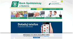 Desktop Screenshot of bsbedzin.pl